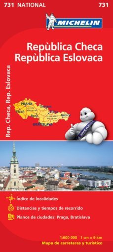 mapa republica checa - republica eslovaca 2012 (ref. 731)-9782067171831