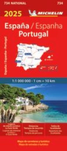 mapa national españa / espanha, portugal 2025 11734-9782067265431