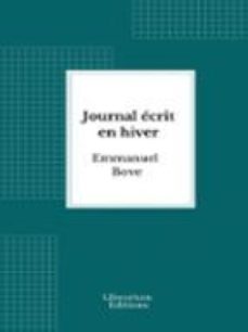journal ecrit en hiver (ebook)-emmanuel bove-9782387411631