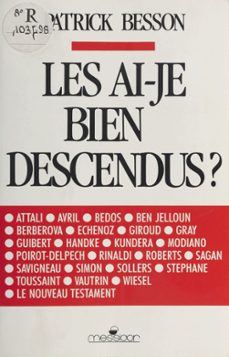 les ai-je bien descendus ? (ebook)-patrick besson-9782402035231