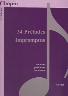 chopin. 24 preludes impromptus for piano-frederic chopin-9783741914331