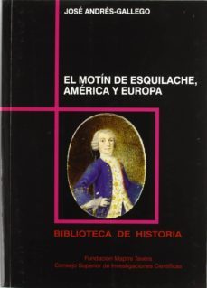 el motin de esquilache, america y europa-9788400081331