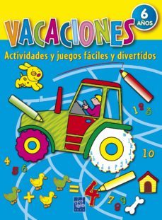 vacaciones 6 años: actividades y juegos faciles y divertidos-9788408085331