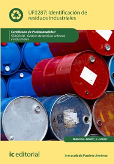 identificacion de residuos industriales. seag0108 (ebook)-inmaculada paulete jimenez-9788411039031