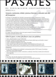 memoria, testimonios, olvidos: practicas literarias y culturales mas alla del franquismo / sobre lo queer, o como (des)hacer cosas con palabras-9788411182331
