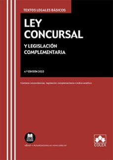ley concursal y legislación complementaria. contiene concordancias, legislación complementaria e índice analítico-9788413596631