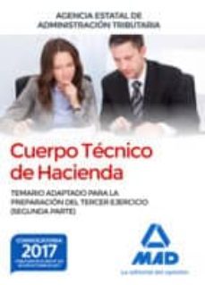 cuerpo tecnico de hacienda. agencia estatal de administracion tributaria. temario adaptado para la preparacion del tercer ejercicio. ( segunda parte )-9788414213131