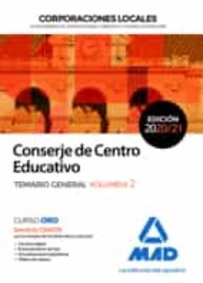conserje de centro educativo de corporaciones locales. temario general volumen 2-9788414241431
