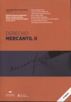 derecho mercantil, ii-jose m de la cuesta rute-9788415663331