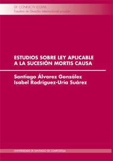 estudios sobre ley aplicable a la sucesion mortis causa-9788415876731