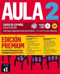 aula 2: libro del alumno + cd (a2) edicion premium. curso de español (nueva edicion)-neus (coord.) sans-9788417710231