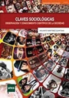 claves sociologicas. observacion y conocimiento cientifico de la sociedad-9788417765231