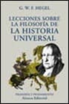 lecciones sobre la filosofia de la historia universal-9788420667331
