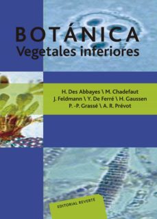 botanica: vegetales inferiores-h. et al. des abbayes-9788429118131