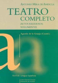 teatro completo (autos religiosos) vol. vii-9788433845931