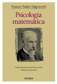 psicologia matematica-francis ysidro edgeworth-9788436813531