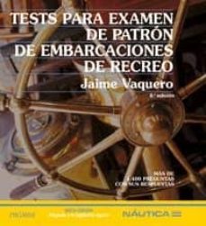 test para examen de patron de embarcaciones de recreo-9788436819731