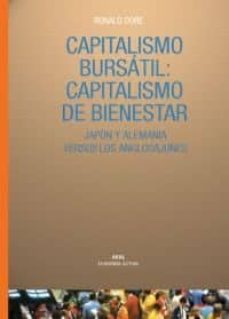 capitalismo bursatil: capitalismo de bienestar: japon y alemania versus los anglosajones-9788446020431