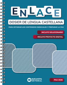 enlace dosier de lengua castellana  bachillerato 2026 cataluña / islas baleares-german canovas-irene calvo-9788448964931
