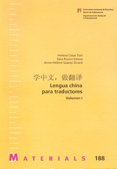 lengua china para traductores (vol. i)-elena casas tost-9788449024931