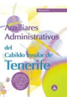 auxiliares administrativos, cabildo de tenerife. temario (2ª ed.)-fernando martos navarro-rafael chust calero-9788466543231