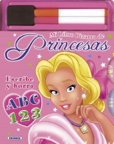 mi libro pizarra de princesas: ecribe y borra abc 123-9788467709131