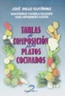 tablas de composicion para platos cocinados-9788479783631