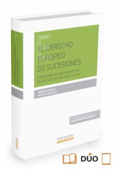 el derecho europeo de sucesiones-andrea bonomi-9788490984031