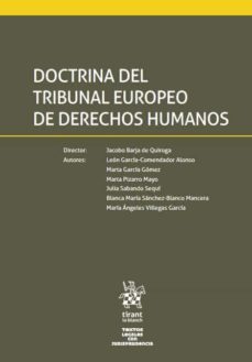 doctrina del tribunal europeo de derechos humanos-9788491693031