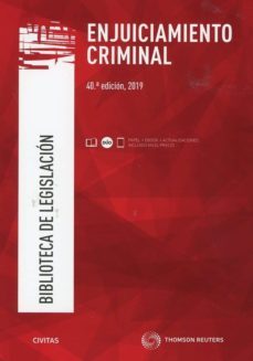 enjuiciamiento criminal (40 ª ed.)-9788491978831