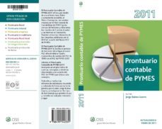 prontuario contable para pymes 2011-jorge buireu guarro-9788499542331