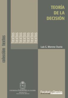 teoria de la decision (ebook)-luis moreno osorio-9789587619331