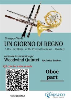oboe part of "un giorno di regno" for woodwind quintet (ebook)-9791221373431