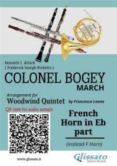 french horn in eb part of "colonel bogey" for woodwind quintet (ebook)-9791221383331
