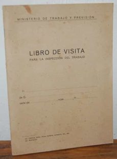 LIBRO DE VISITAS, REGISTRO, INSPECCION TRABAJO. MiquelRius 5098