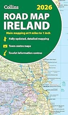 2026 collins road map of ireland : folded map-9780008719241