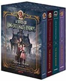 a series of unfortunate events @1-4 netflix tie-in box set (a unfortunate events)-9780062796141