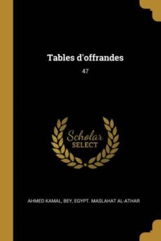 tables doffrandes-9780274364541