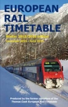 european rail timetable winter: 2015-2016-john potter-9780992907341