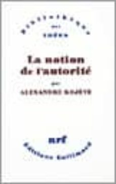 la notion d autorite-9782070770441