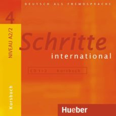 schritte international 4 niveau a2/2 (cd 1+2 kursbuch)-9783190418541