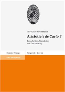 aristotle's "de caelo" iii (ebook)-theokritos kouremenos-9783515103541