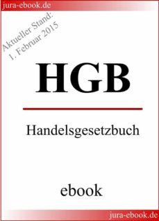 hgb - handelsgesetzbuch - aktueller stand: 1. februar 2015 (ebook)-9783943571141