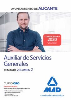 auxiliar de servicios generales del ayuntamiento de alicante. temario (vol. 2)-9788414236741