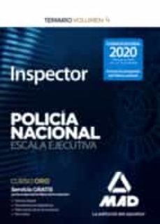 inspector de policia nacional. temario (vol. 4) (3ª ed.)-9788414240441