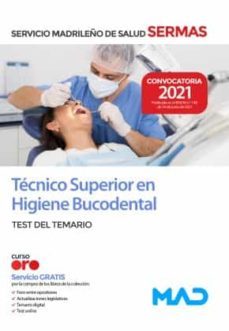 tecnico superior en higiene bucodental del servicio madrileño de salud. test del temario-domingo gomez martinez-9788414248041