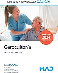 escala de gerocultor/a. test del temario-9788414279441