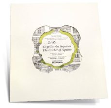 el grillo de aquino / the cricket of aquino-antia edras-9788416059041