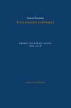 una imagen imposible (premio poesia joven rne 2018)-9788417143541