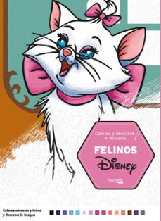 colorea y descubre el misterio: felinos disney-9788417586041
